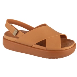 Sandalias Crocs Brooklyn Luxe Strap W 209407-2U3 marrón