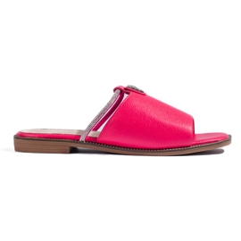 Chanclas planas mujer rosa
