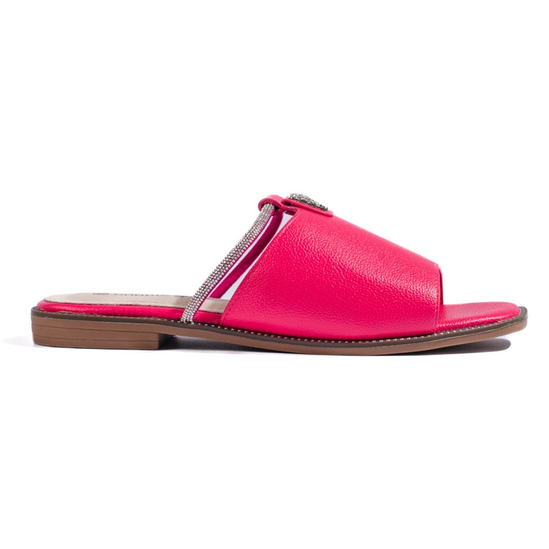 Chanclas planas mujer rosa rosado