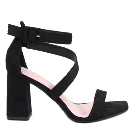 Sandalias tacón Savoy negro