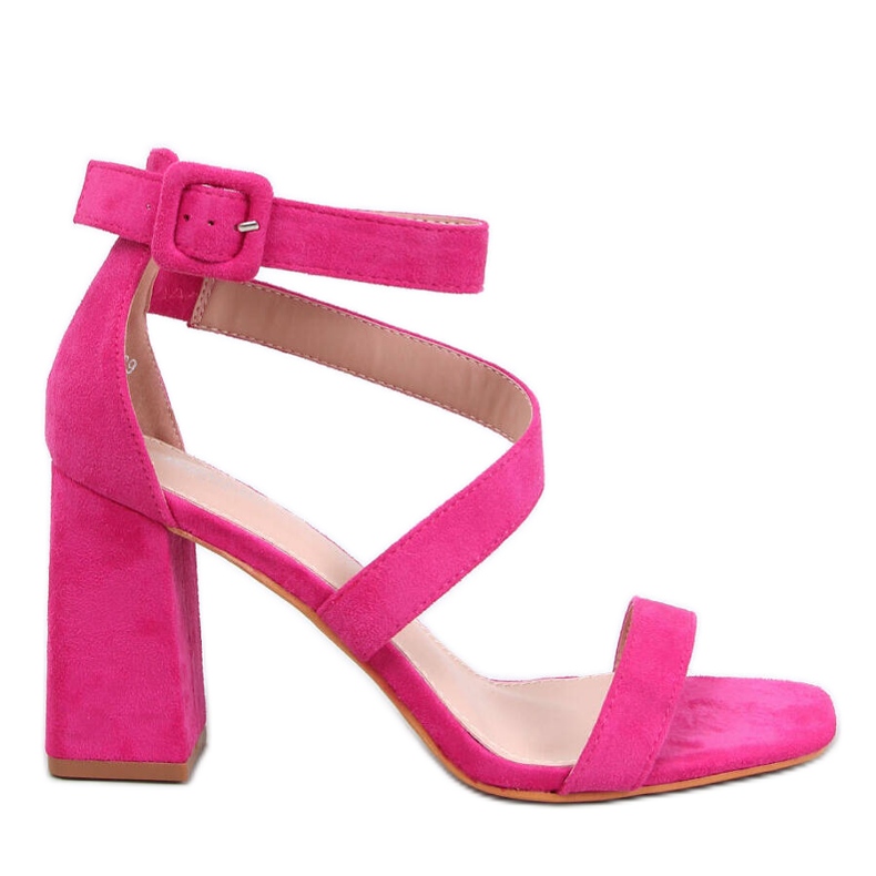 Sandalias tacón Savoy Fucsia rosado