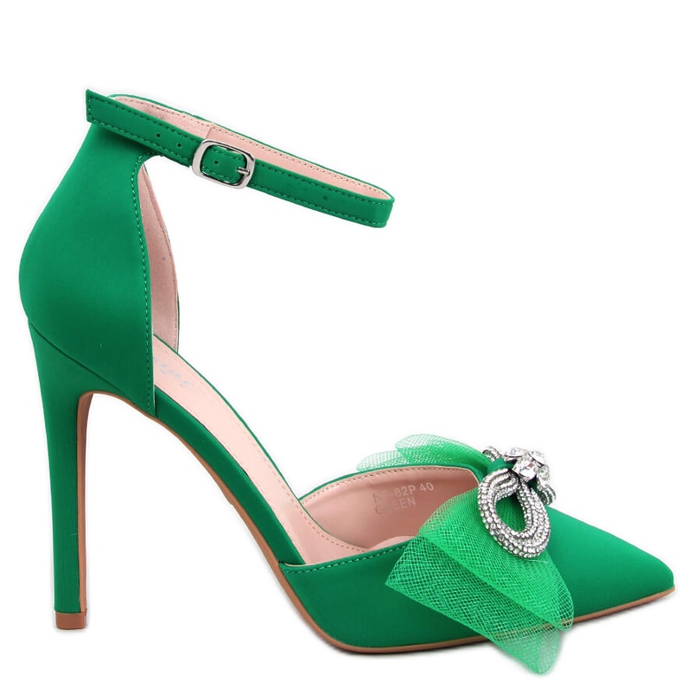 Stilettos Lazo Tul Verde Triana Stilettos Lazo Tul Verde Triana