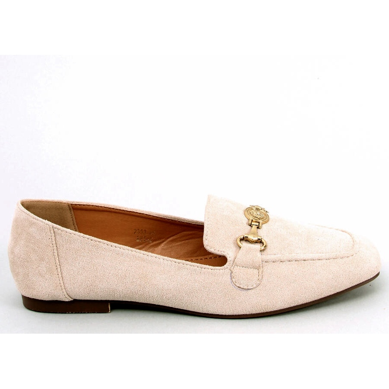 Mocasines mujer Rhona Beige hebilla