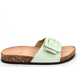 Babuchas Priya LT.VERDE suela de corcho Babuchas Priya LT.VERDE suela de corcho