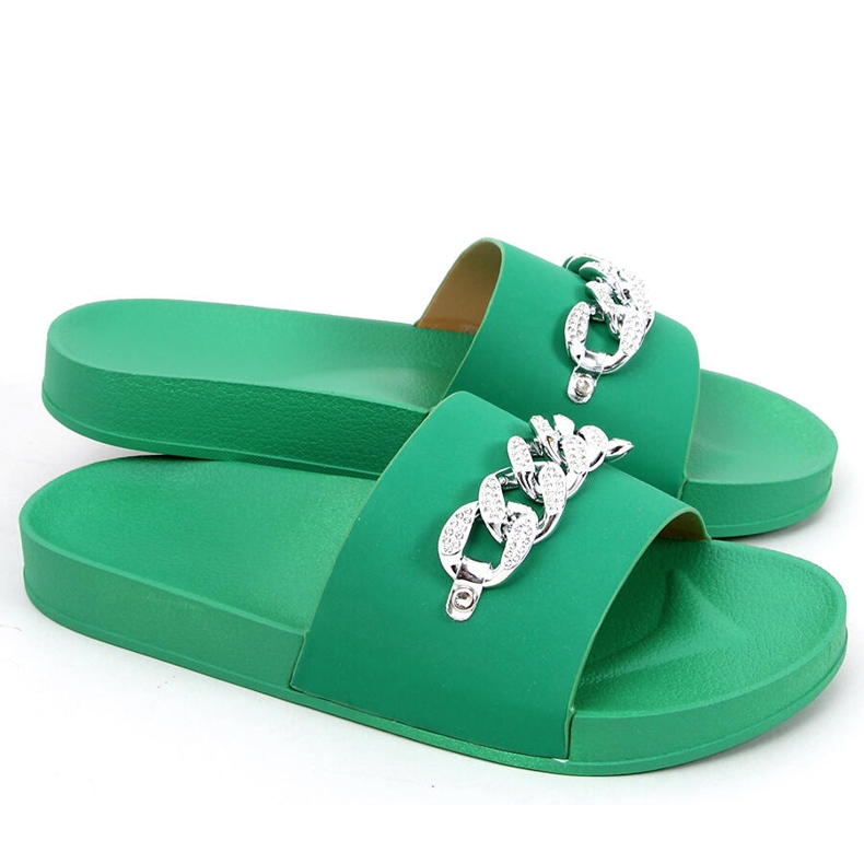 Babucha Tilia Verde con cadena Babucha Tilia Verde con cadena