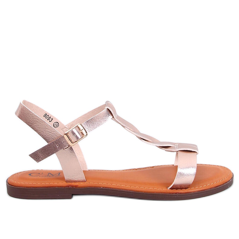 Sandalias mujer Pourta Champán dorado Sandalias mujer Pourta Champán dorado