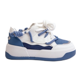 Zapatillas Mujer Plataforma Azul Moariella