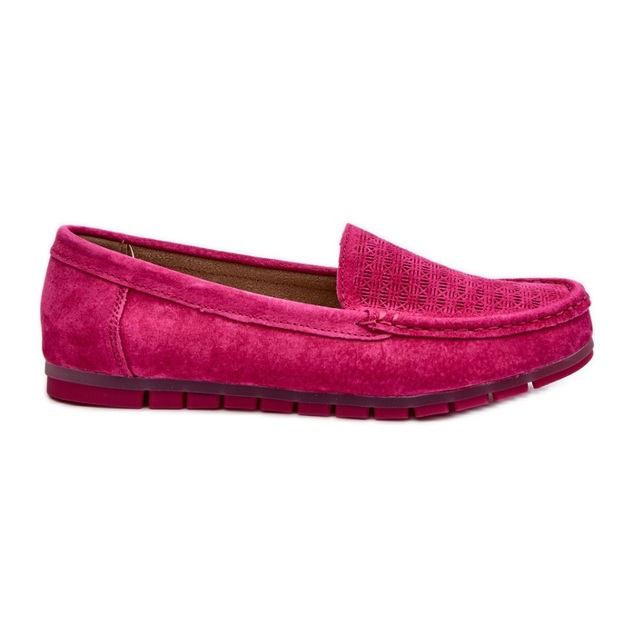 Mocasines Mujer Ante Fucsia S.Barski LR755 rosado