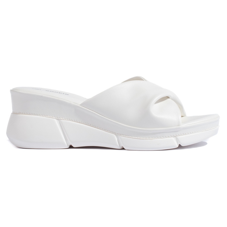Sandalias cuña mujer blancas blanco Sandalias cuña mujer blancas blanco