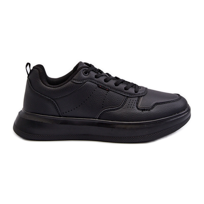 Zapatillas Deportivas Ligeras Para Hombre Con Plataforma En Piel Ecológica, Negro Uziran Zapatillas Deportivas Ligeras Para Hombre Con Plataforma En Piel Ecológica, Negro Uziran