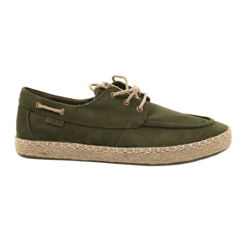 Alpargatas con Cordones para Hombre Big Star NN174055 Caqui verde Alpargatas con Cordones para Hombre Big Star NN174055 Caqui verde