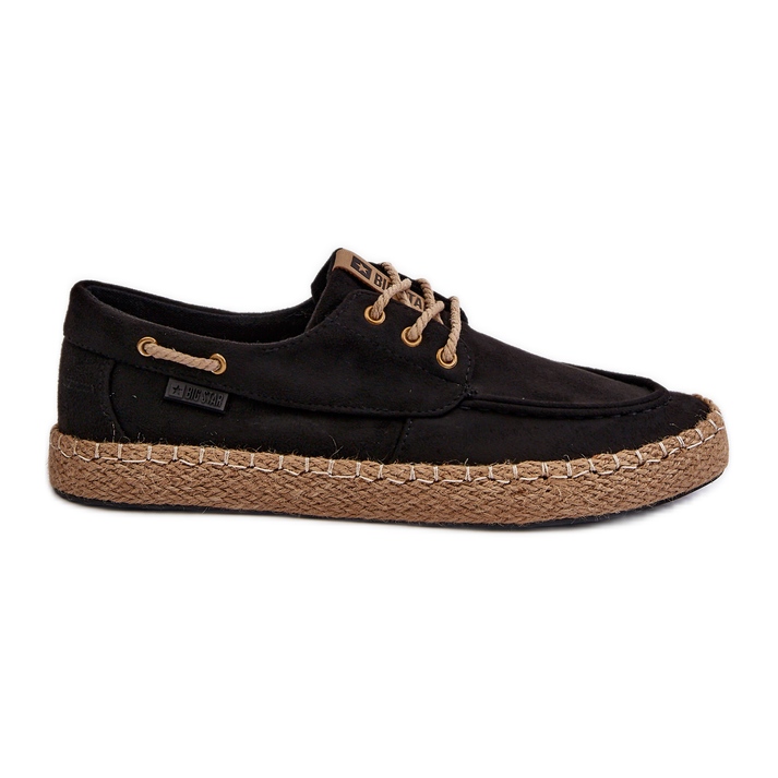 Alpargatas con Cordones para Hombre Big Star NN174051 Negro Alpargatas con Cordones para Hombre Big Star NN174051 Negro