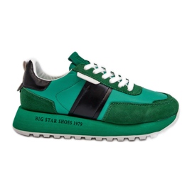 Zapatillas Mujer Plataforma Big Star NN274501 Memory Foam System Verde