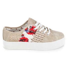 Kylie Zapatillas de mujer en la plataforma. marrón