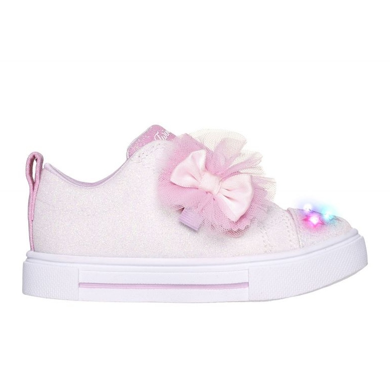 Zapatos Skechers Glitter Gems 314778N Wpk blanco
