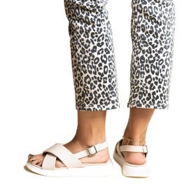 Sandalias plataforma Burnet beige