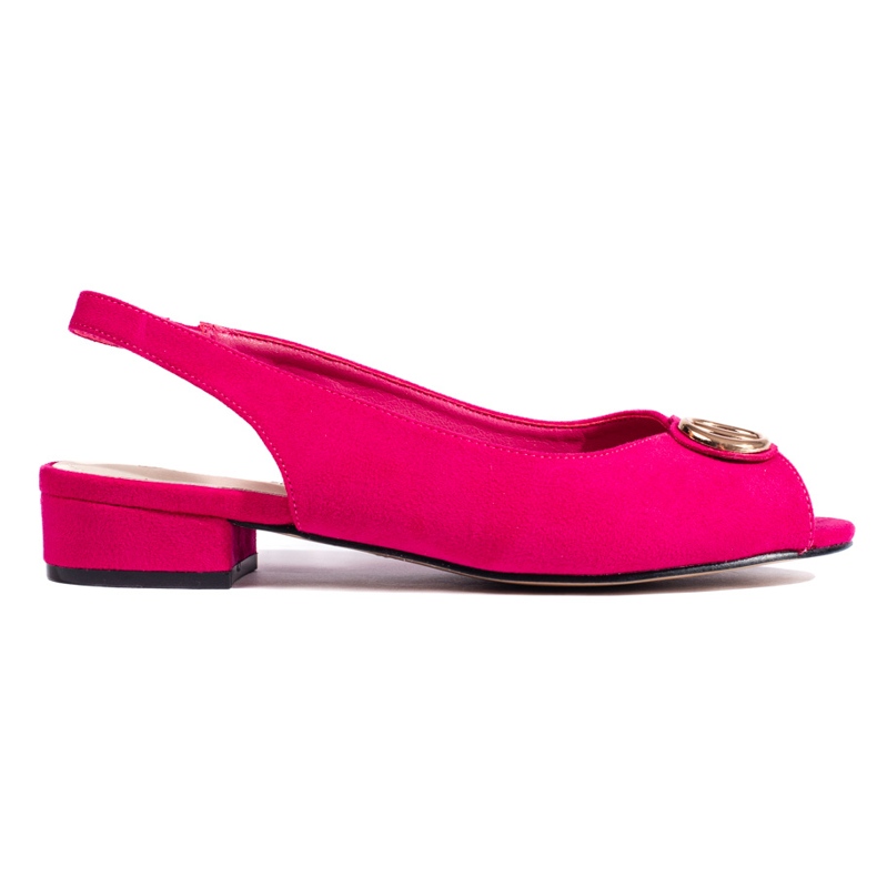 Sandalias mujer ante fucsia rosado