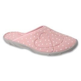 Zapatillas de casa befado mujer 235D196 corazones rosas