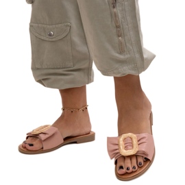Chanclas rosas con hebilla Limera