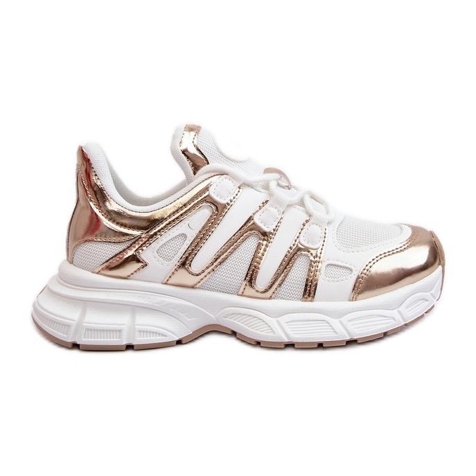 Zapatillas Mujer Blancas y Doradas Ahmani blanco Zapatillas Mujer Blancas y Doradas Ahmani blanco