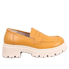Mocasines plataforma Dench Amarillo