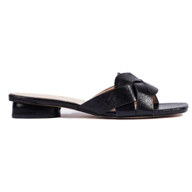 Pantuflas negras de señora negro