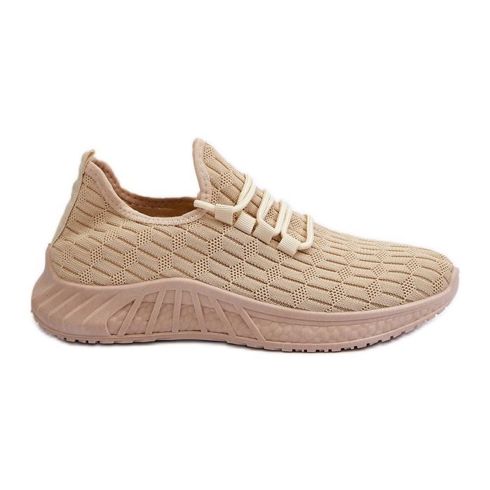 Deportivas Mujer Ligeras de Tela Beige Xalara