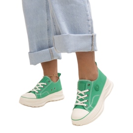 Zapatillas verdes masivas Big Star NN274130