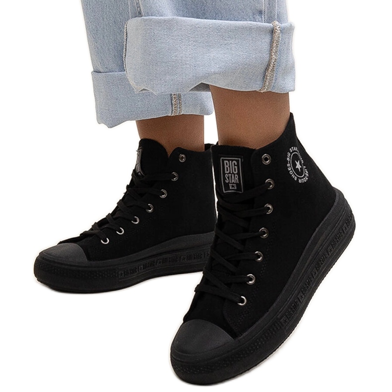 Zapatillas altas negras Big Star LL274A182 negro