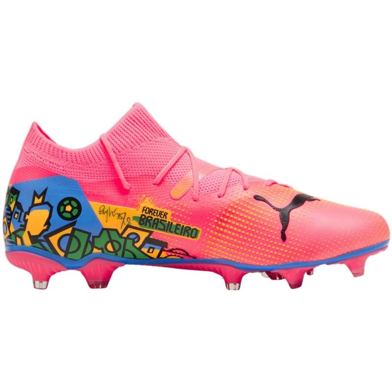 Zapatillas de fútbol Puma Future 7 Match Njr FG/AG M 107840 01 rojo
