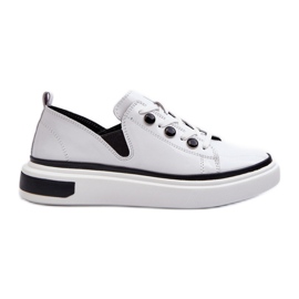 S.Barski Zapatillas Mujer Charol D&amp;A LR535 Blanco
