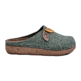 Pantuflas de Fieltro Mujer Inblu ED000013 Verde