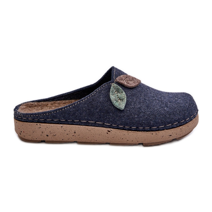 Pantuflas de Fieltro Mujer Inblu ED000013 Azul Marino