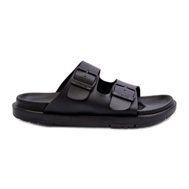 Chanclas de mujer de espuma ligera con hebillas Big Star NN274A750 Negro