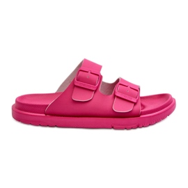 Chanclas Mujer Ligeras De Espuma Con Hebillas Big Star NN274A754 Fucsia rosado Chanclas Mujer Ligeras De Espuma Con Hebillas Big Star NN274A754 Fucsia rosado