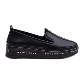 Zapatos de Mujer de Piel con Plataforma S.Barski LR260, Negro