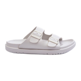 Chanclas Ligeras De Hombre Con Hebillas Big Star NN174594 Blanco