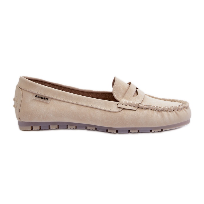 Mocasines Mujer Piel Ecológica Beige Claro Celoria Mocasines Mujer Piel Ecológica Beige Claro Celoria