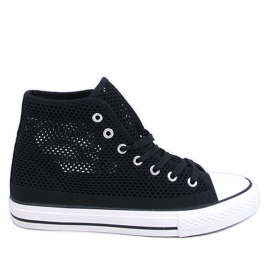 Zapatillas altas Mousse Black caladas negro
