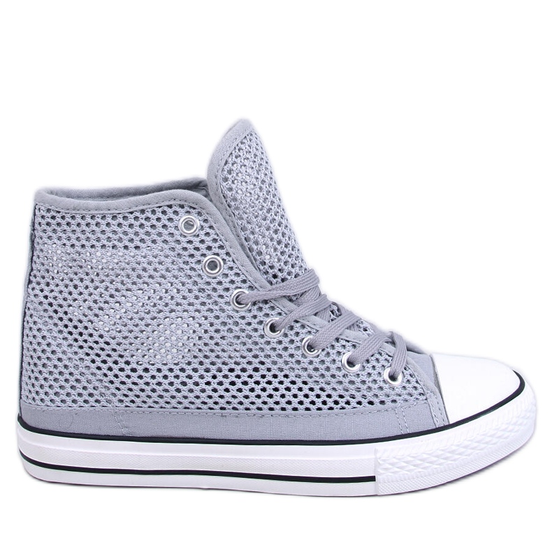 Zapatillas altas Mousse Grey caladas gris