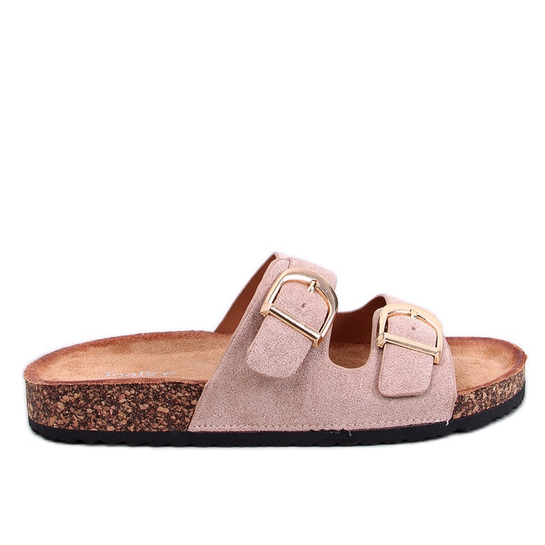 Scholki Byrd Pantuflas de corcho caqui beige