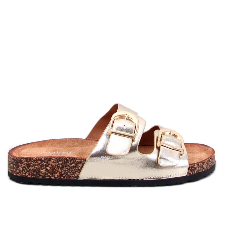 Scholki Byrd Zapatillas de corcho doradas dorado
