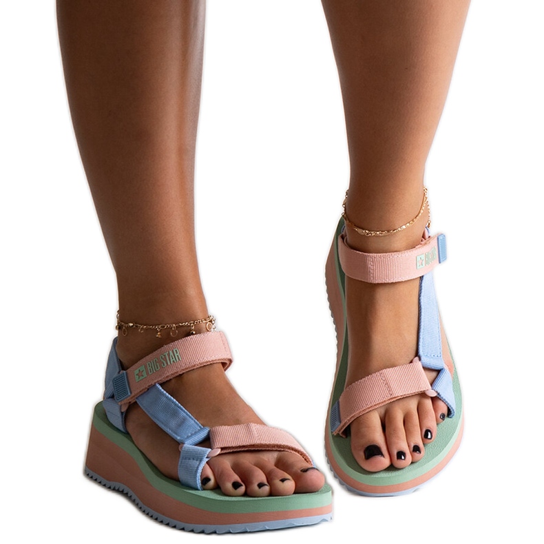 Sandalias Big Star colores NN274A055 azul Sandalias Big Star colores NN274A055 azul