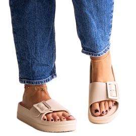 Chanclas beige Big Star NN274A666 801