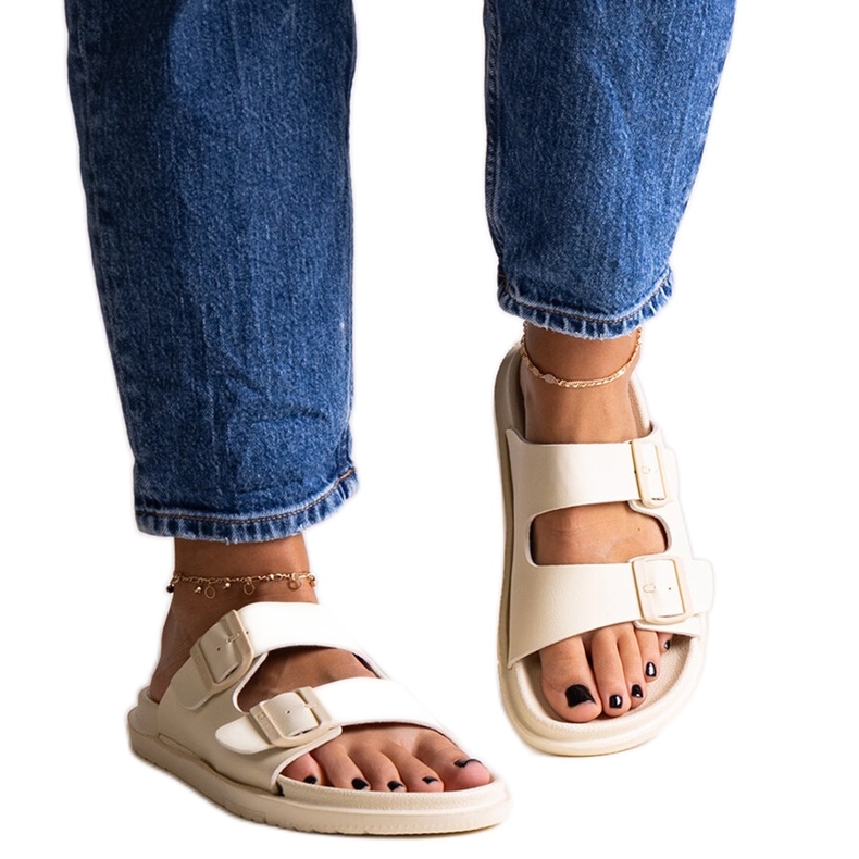 Chanclas beige Big Star NN274A752
