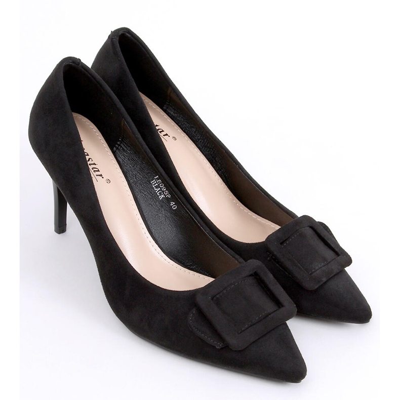 Seastar Bombas en un tacón de aguja Fiona Black negro