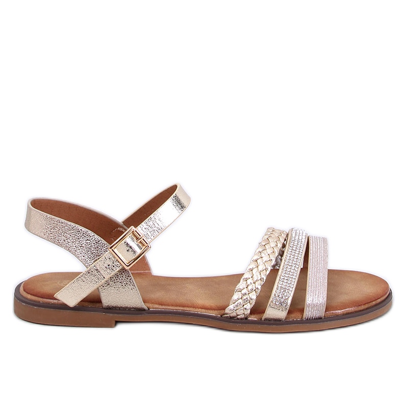 Sandalias mujer Pasini Oro dorado