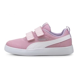 Zapatillas Puma Courtflex V2 Mesh V Ps Jr 371758 08 rosado