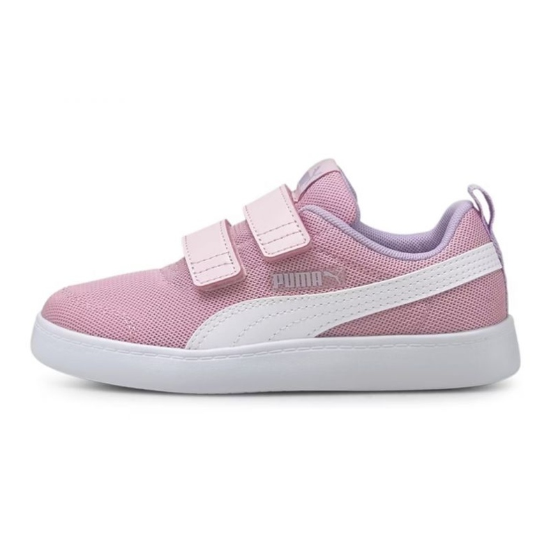 Zapatillas Puma Courtflex V2 Mesh V Ps Jr 371758 08 rosado