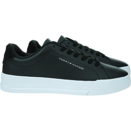 Tommy Hilfiger Court Zapatos de piel FM0FM04971 Bds negro